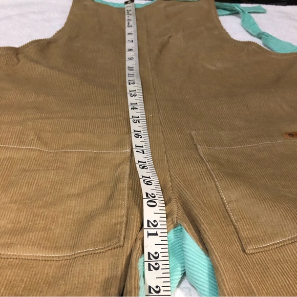 NWOT-Maria Sinverguenza  Corduroy Multicolor Romper SZ S - Picture 13 of 13